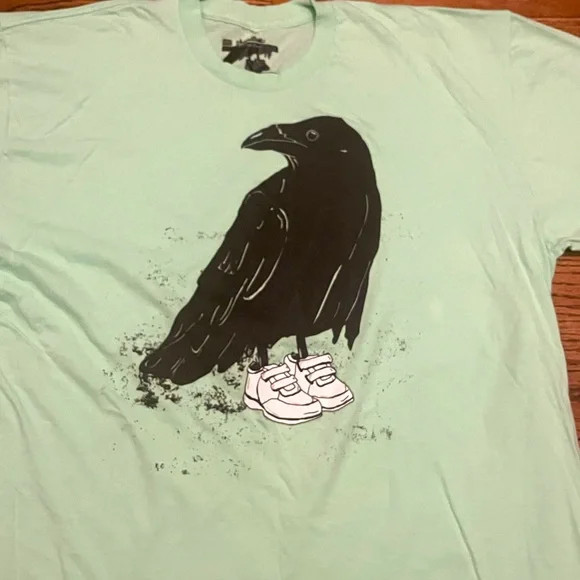 Threadless Vintage Men’s XLMint Green Velcrow T-shirt.Never worngreat condition. - Picture 3 of 3